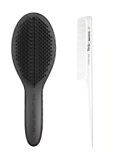Brush the knots out of dry hair with the Tangle Teezer or Hercules brush.